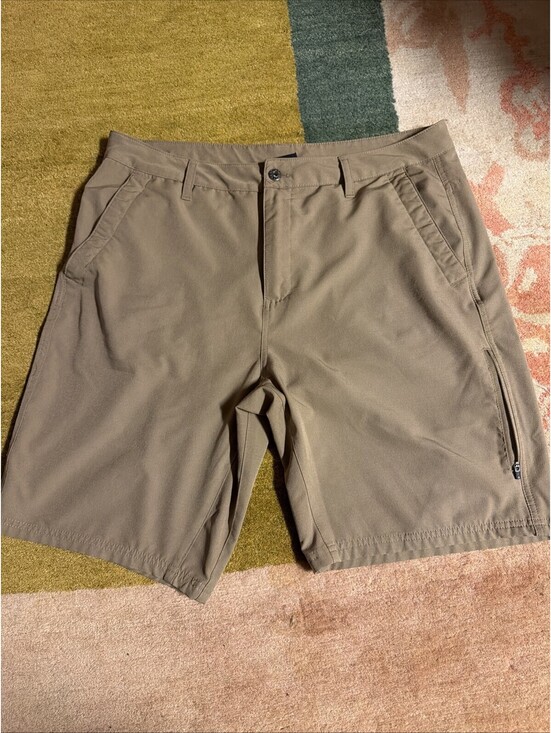 Gerry's Other - Gerry Men's Khaki Tan Polyester Spandex Outdoor Shorts, Size 36